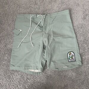 Katin Sage Board Shorts with Patch